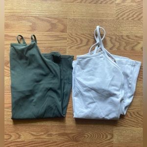 bundle of 2 racerback lululemon tanks